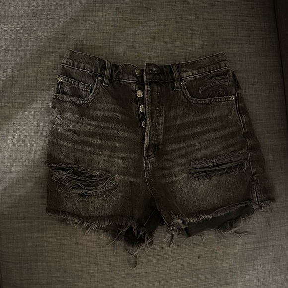 Garage Black Vintage Cut-Off Jean Shorts - Picture 1 of 6